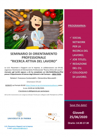 I Nostri Seminari Di Orientamento Professionale Universita Degli Studi Di Parma