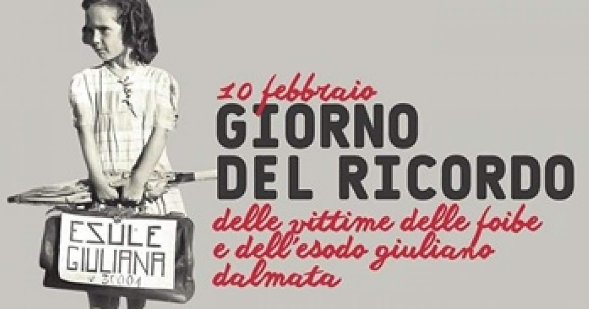 10 febbraio, Giorno del ricordo: incontro “La frontiera dolente: il