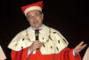 Il Rettore Paolo Andrei parla ai giovani studenti di Unijunior