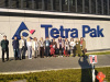 Il gruppo in visita a Tetra Pak